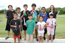 4-H students at rocketry day camp